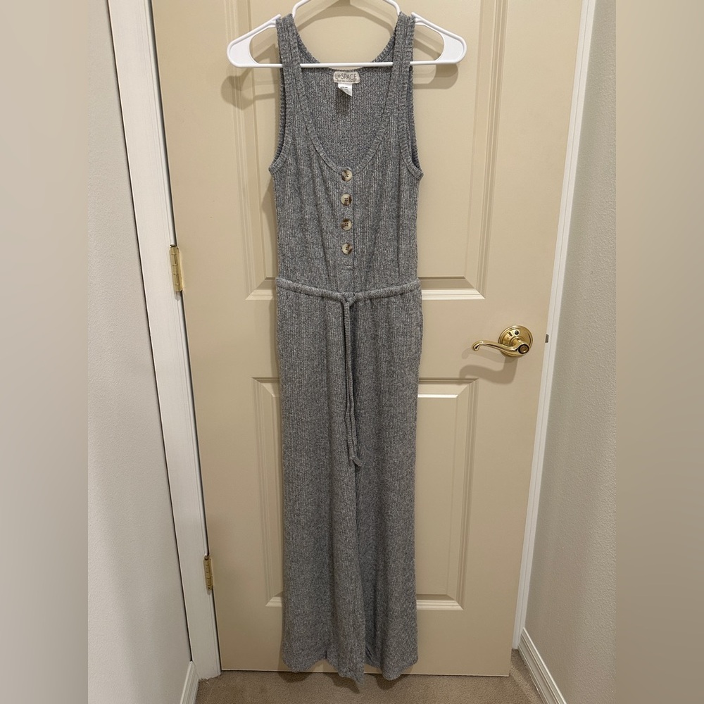 L*Space XS Head in Cloud Gray comfy Jumpsuit with Relaxed Fit - Picture 6 of 10